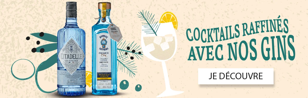 Menu Spiritueux - Gins