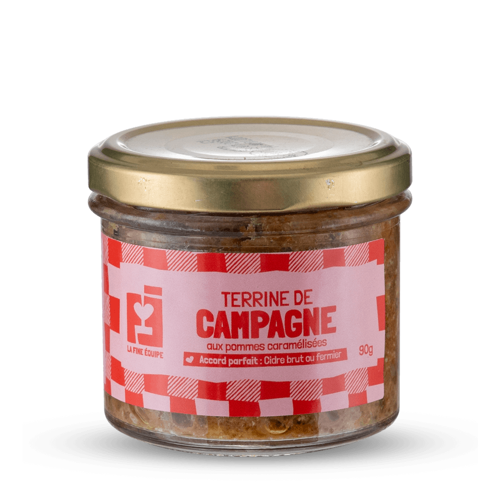 La Fine Equipe - Terrine de Campagne aux Pommes Caramélisées 90 g