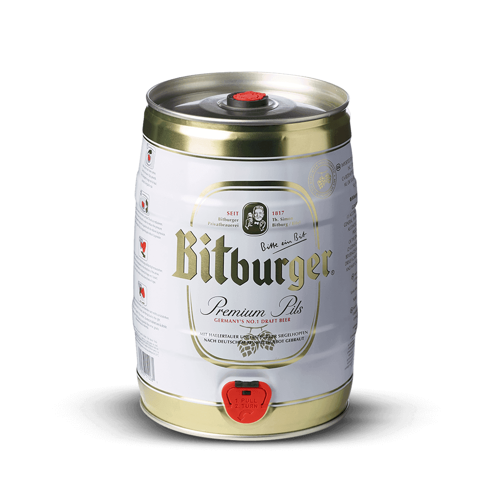 Mini-fût Bitburger 5 l