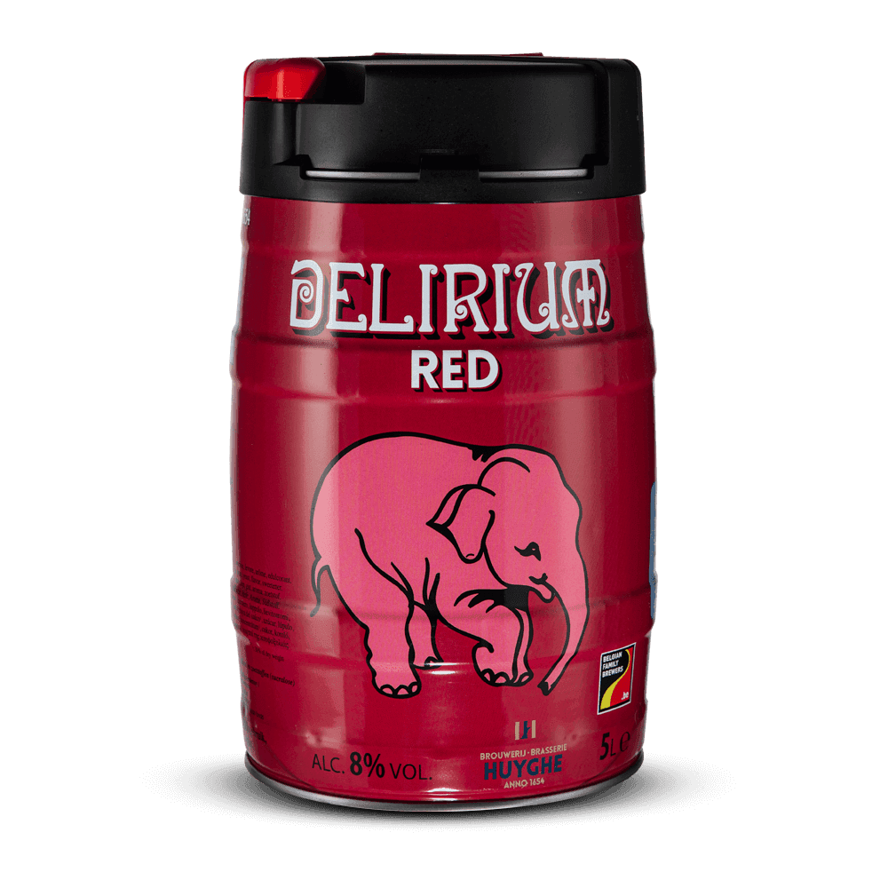 Mini-Fût Delirium Red 5 l