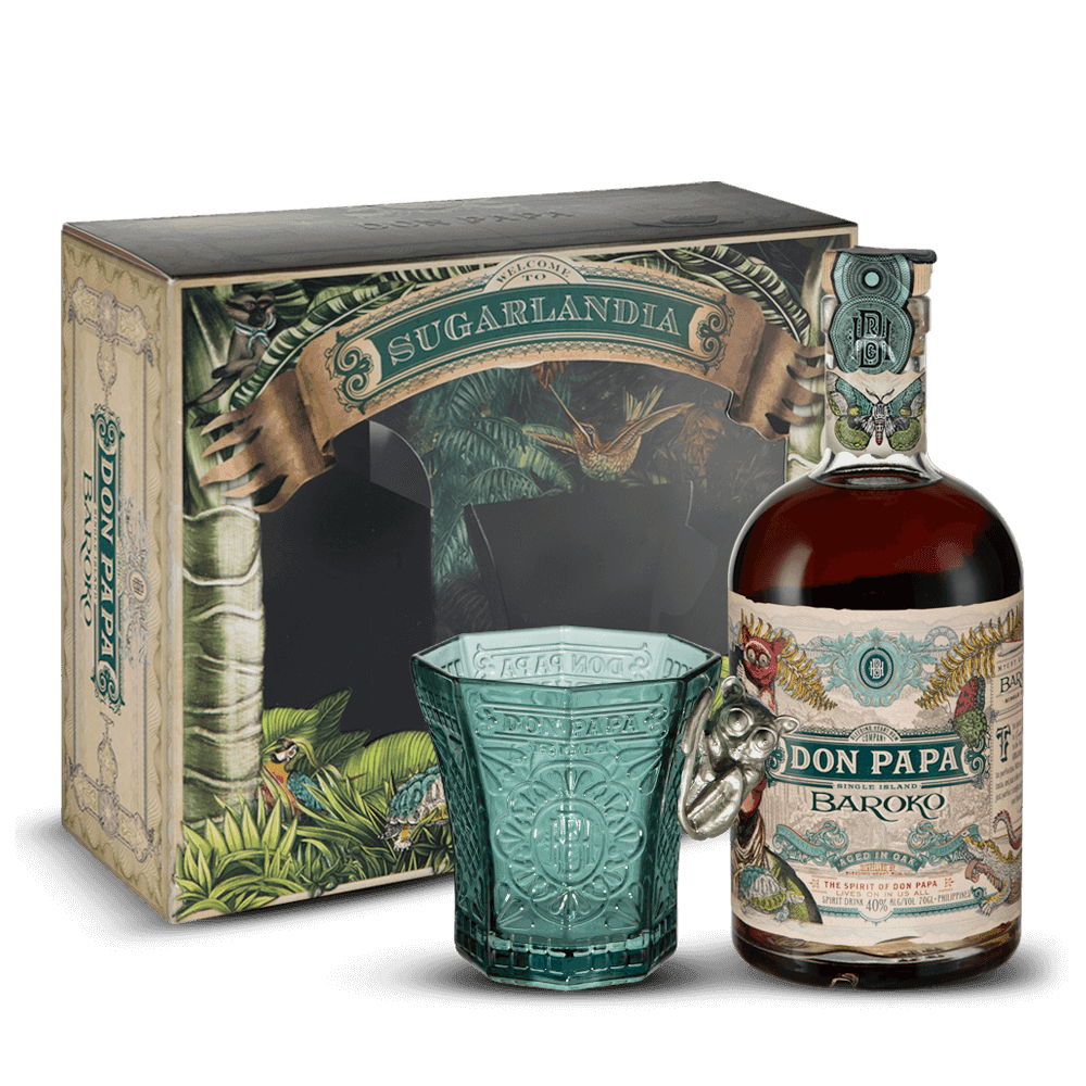Coffret Don Papa Sugarlandia + 1 Verre