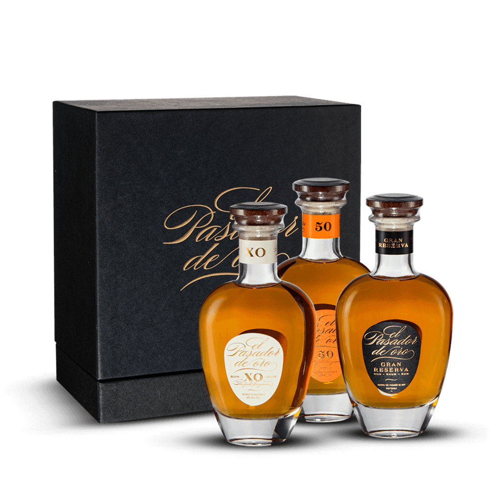 Coffret El Pasador De Oro Découverte 3 x 20cl 43,33%