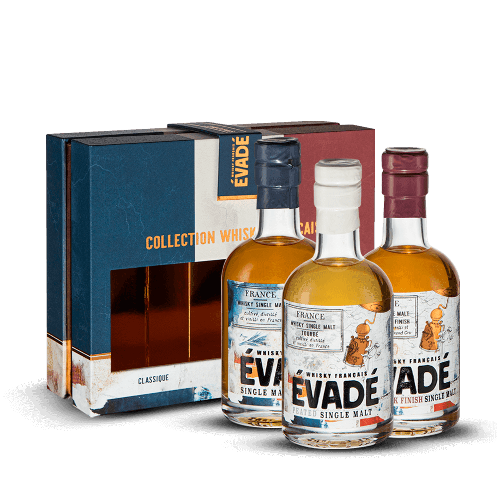 Coffret Whisky Trilogie Evadé 3 x 20cl 42%