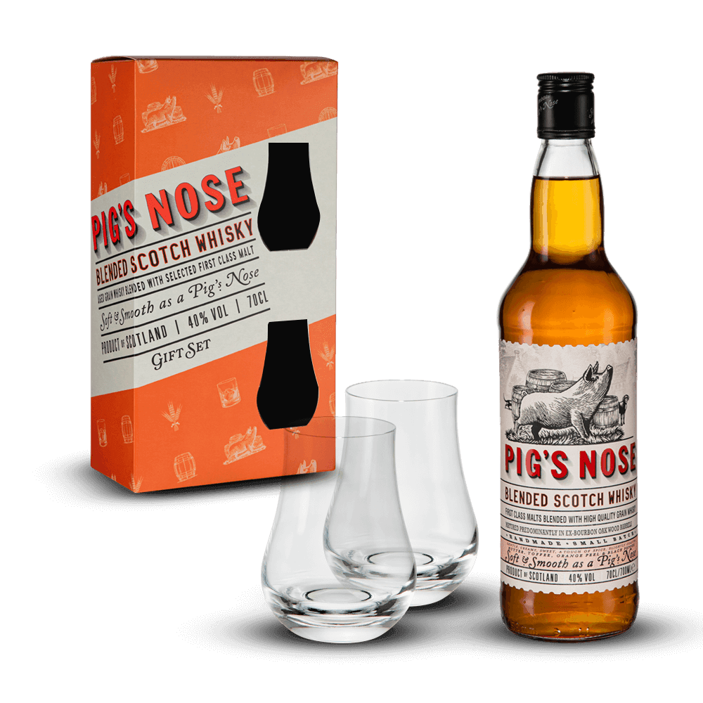 Coffret Pig's Nose 40% + 2 Verres