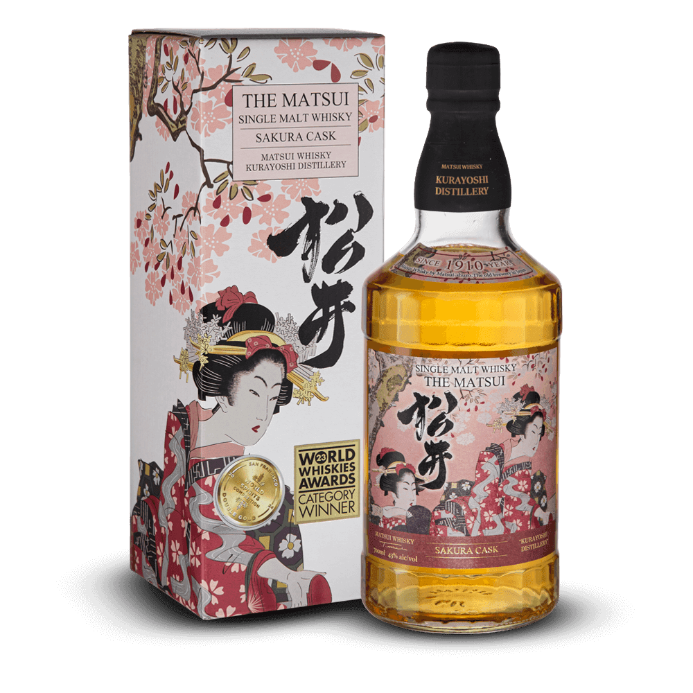 The Matsui Sakura Cask + Etui 43%