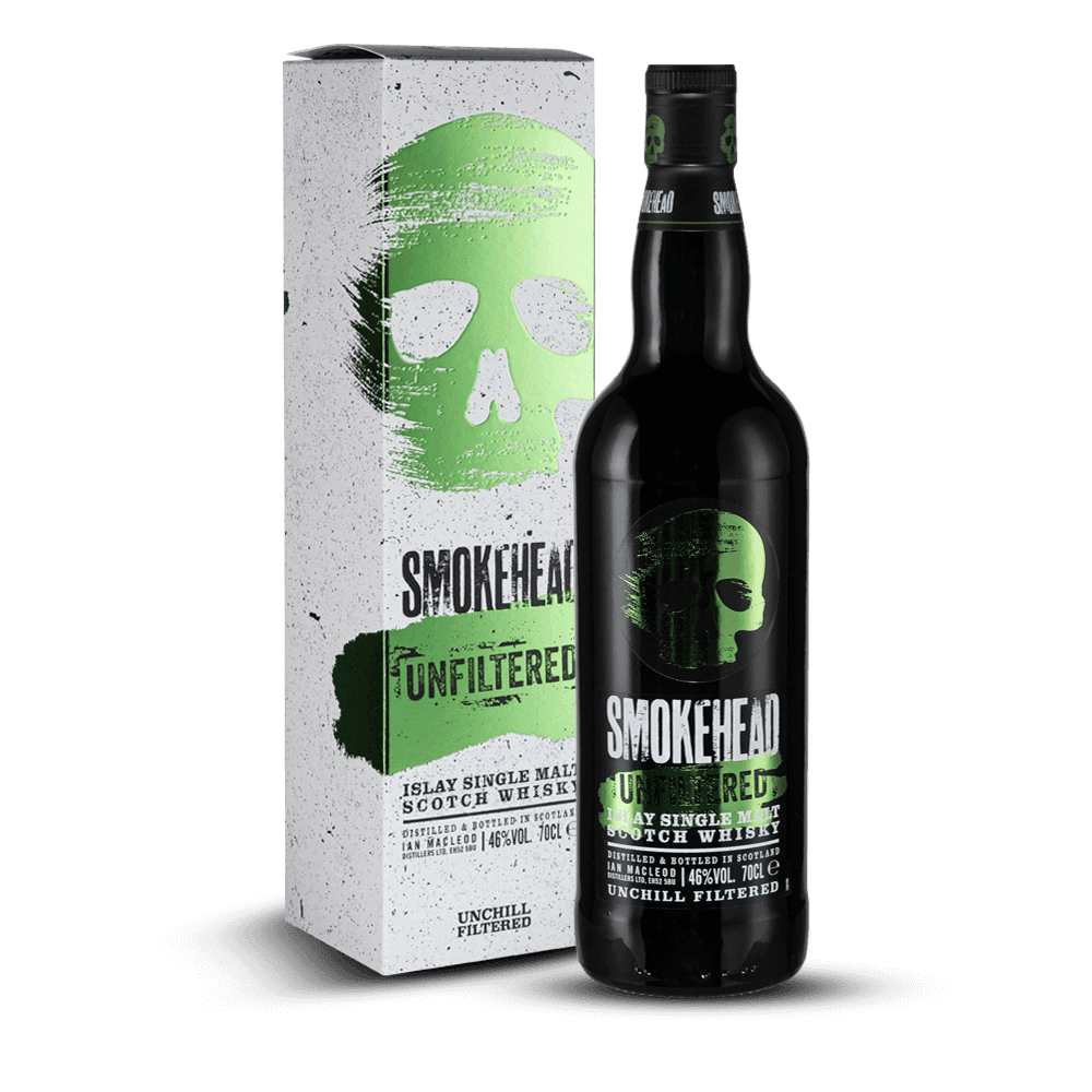 Smokehead Unfiltered + Etui 46%