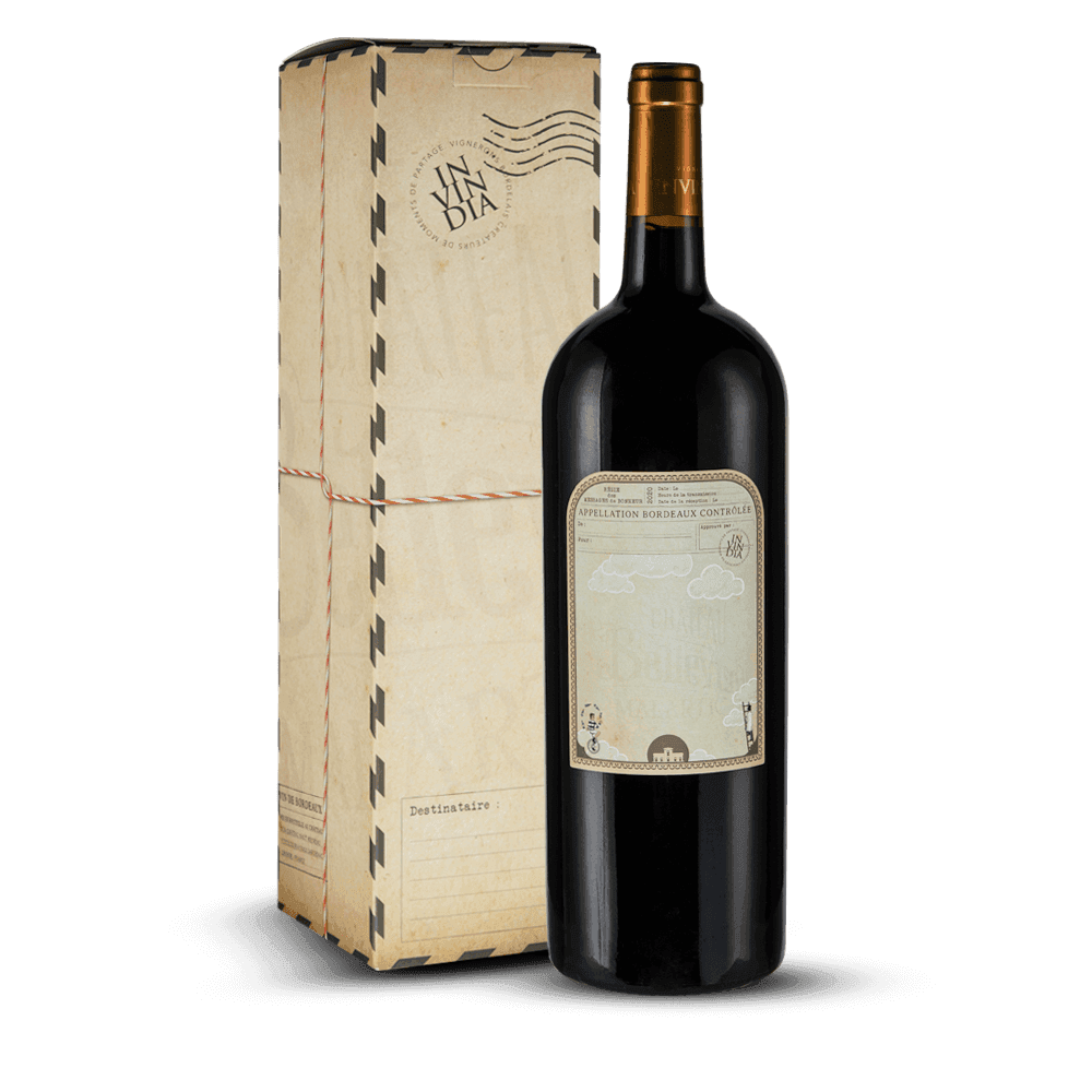 Magnum AOP Bordeaux Château Bellevue Malartic Personnalisable 2020