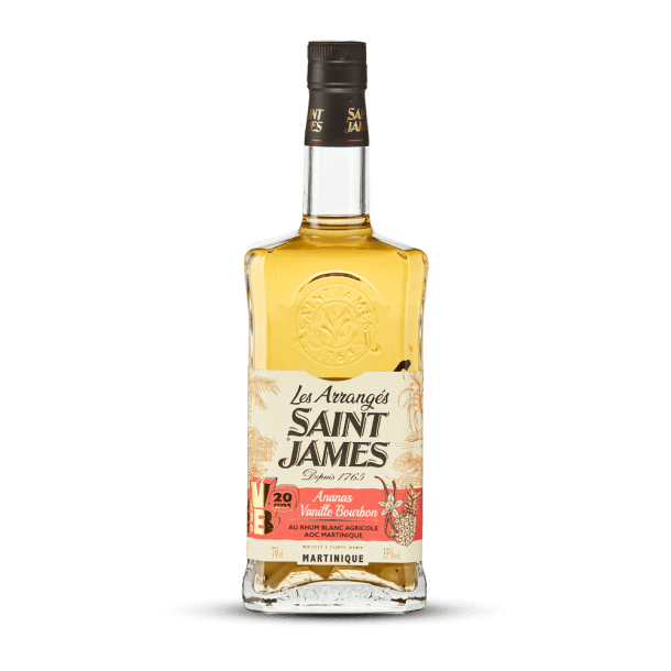 Saint James Arrangé Ananas Vanille Bourbon 20 Ans V And B 35%