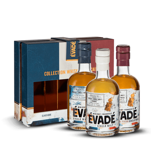 Coffret Whisky Trilogie Evadé 3 x 20cl 42%