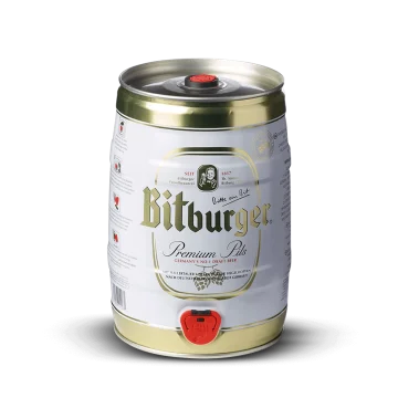 Mini-fût Bitburger 5 l