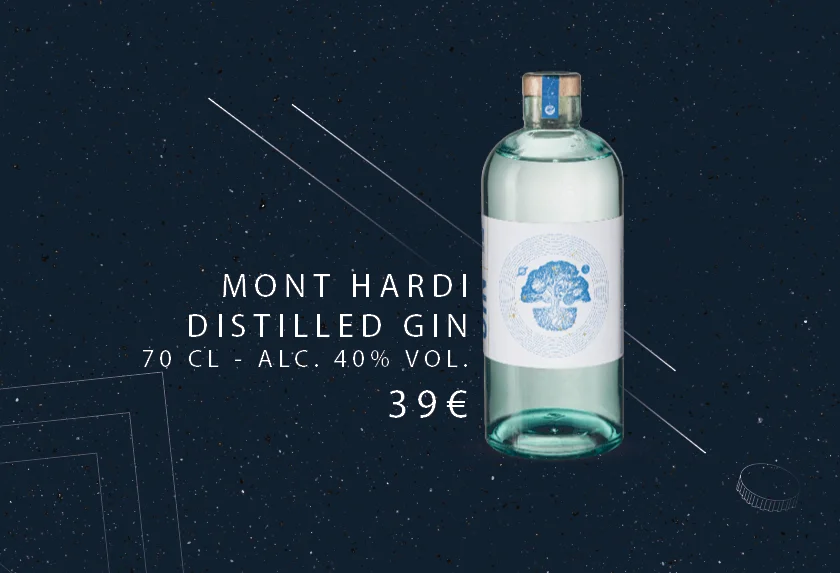 Mont Hardi distilled Gin, première recette de spiritueux de la brasserie-distillerie Mont Hardi