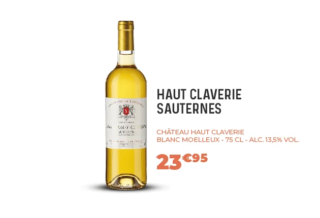 Haut Claverie Sauternes 2019