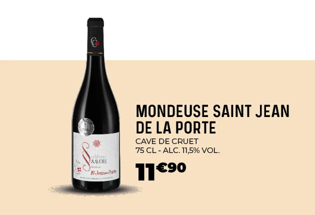 Mondeuse Saint-Jean de la porte rouge, un vin fruité