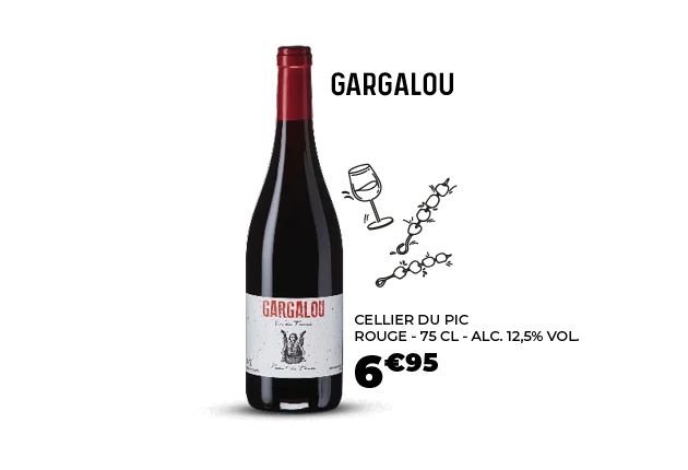 Vin rouge Gargalou