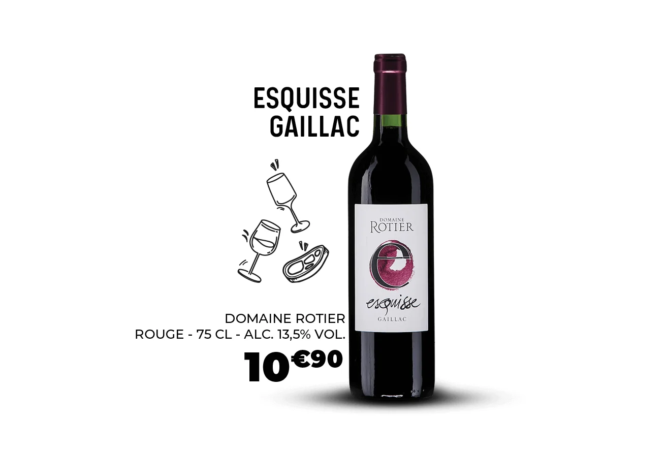 Vin rouge Esquisse Gaillac