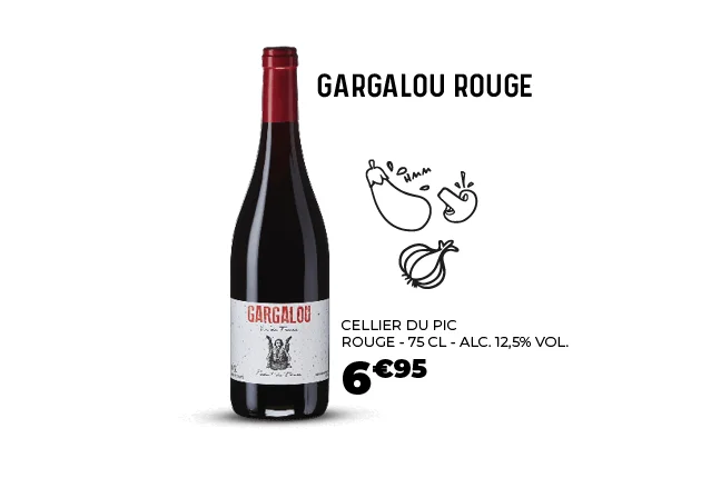 Vin rouge Gargalou