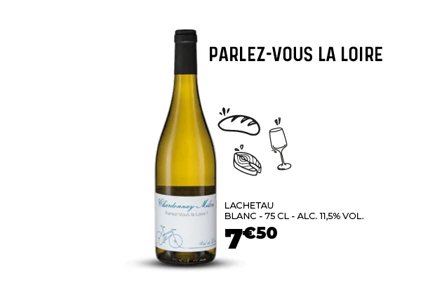 Vin blanc Parlez-vous la Loire